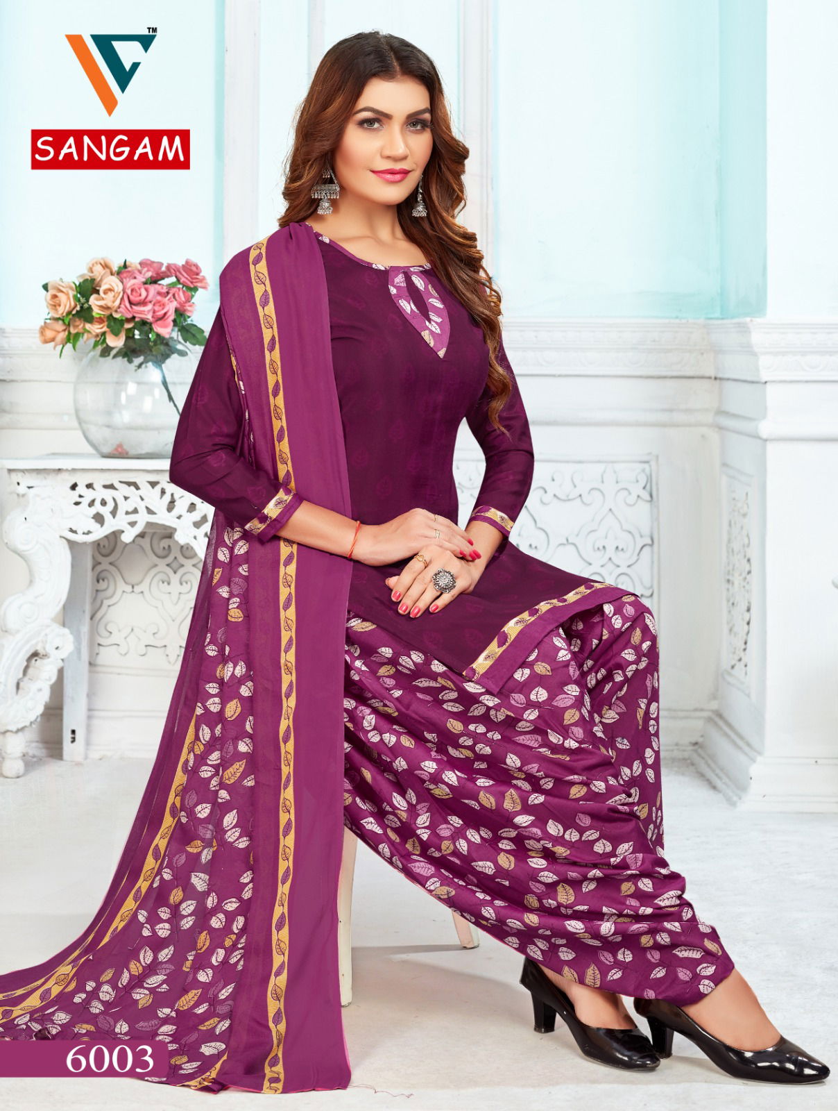 Vandana C Sangam Vol 6 Printed Cotton Dress Material
